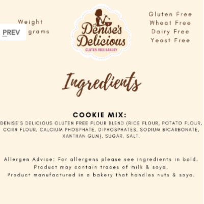 Gluten Free Home Baking Mixes & Jar